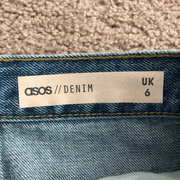 Asos Denim Button Skirt Womens US 2 - Picture 5 of 8